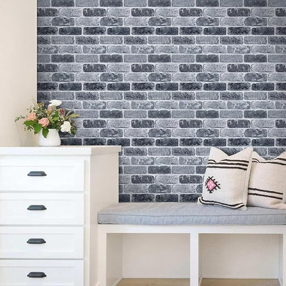 Commomy 3D Peel and Stick Brick Tiles - Image 9