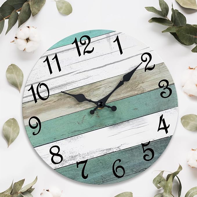 CHYLIN Wall Clock, 14 Inch Wall Clocks Battery Operated Silent Non Ticking - Image 6