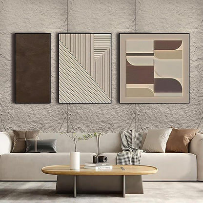 5-Pack 3D Faux Stone Wall Panels, PU Cement-Texture Wainscoting Panels - Image 5