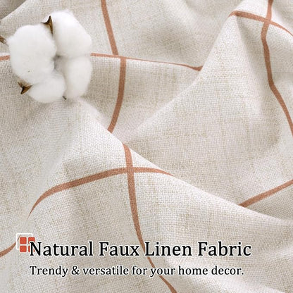Lajode Plaid Patterned Curtains Thermal Insulated - Image 5