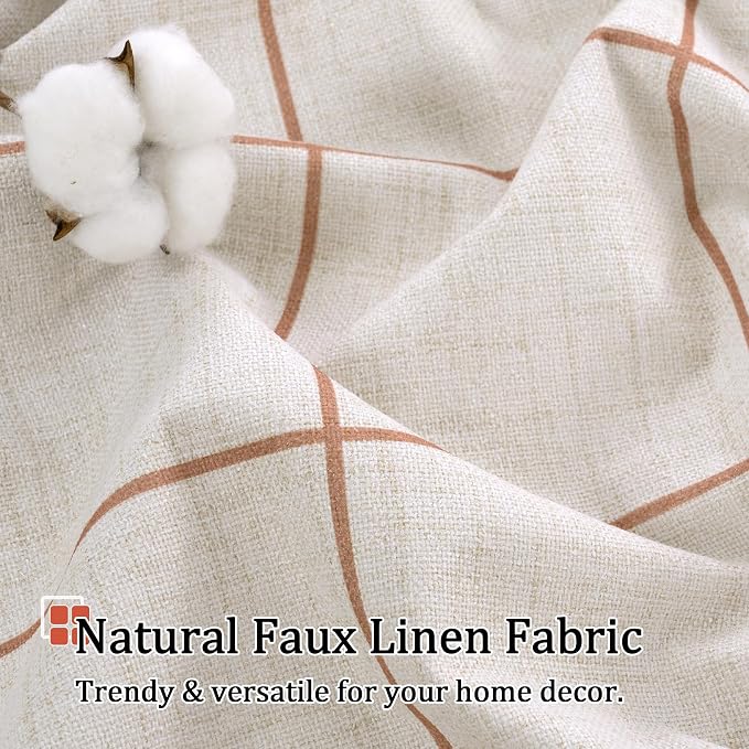 Lajode Linen Blackout Curtains for Bedroom - Image 5