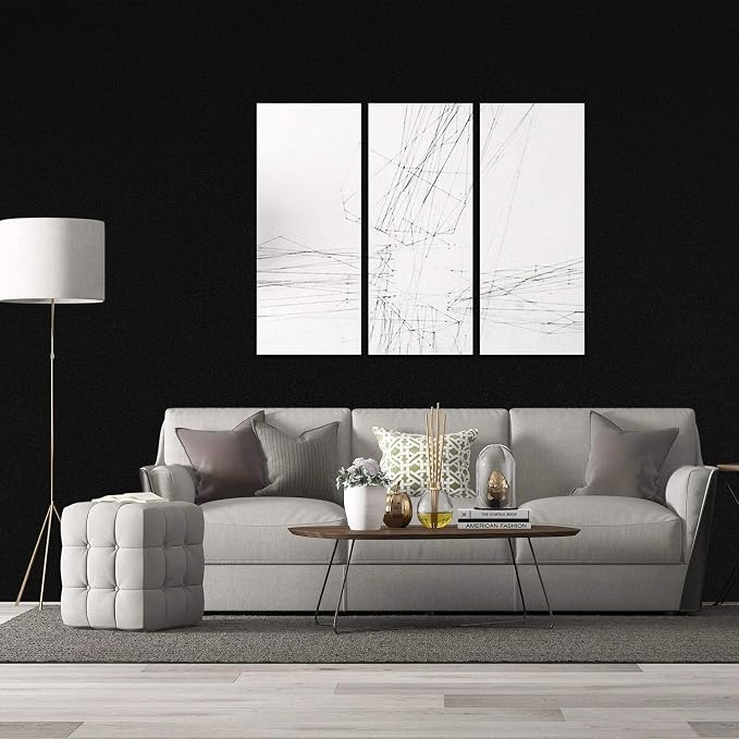 practicalWs 15.7 inch x 590.5 inch Solid Color Black Wallpaper Self Adhesive - Image 5