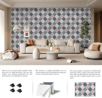 12Pack Acoustic Panels, Self-Adhesive Sound Proof Panels - Image 4