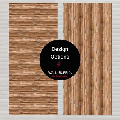 Wall!Supply 3D Wall Panels – Reclaimed Rounded Asian Teak Wood – Home Decor - Image 7