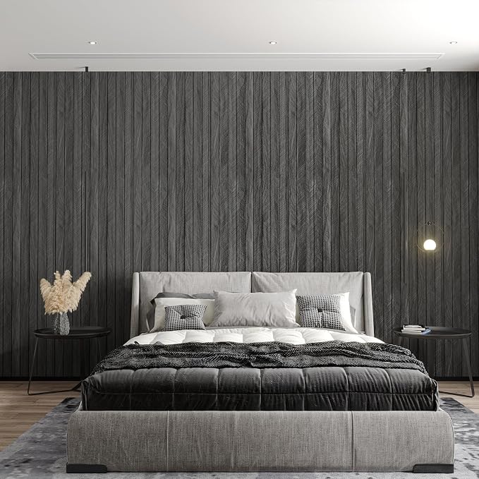 CHIHUT Acoustic Extra Wide 24"x197" Wood Slat Wall Panels 3D Self Adhesive - Image 6