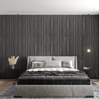CHIHUT Acoustic Extra Wide 24"x197" Wood Slat Wall Panels 3D Self Adhesive - Image 6