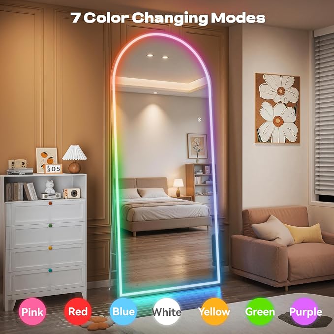 Hasipu Arch Full Length Mirror 83 x 36 in - Image 4