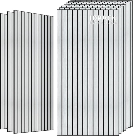 TO-TH Wood-Look Acoustic Wall Panels, 10 Pack 47.2” x 23.6” Sound Panels by TO-TH