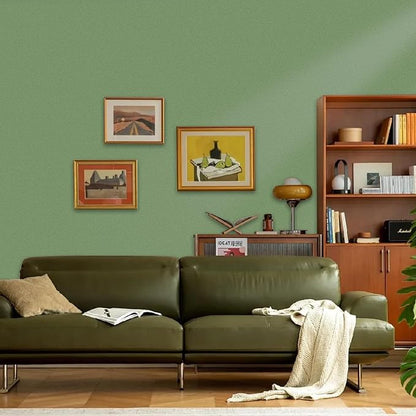 Yancorp 16"x394" Matte Grass Green Peel and Stick Wallpaper Removable Contact - Image 5