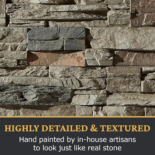 AZ Faux High-Density Polyurethane Faux Stone Interlocking Right Endcap - Image 6