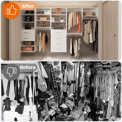 ROOMTEC Modular Closet System, Modern Wooden Tower - Image 4