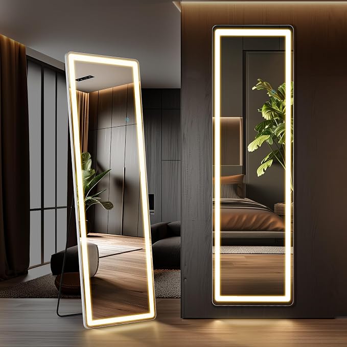 DUMOS 16"×60" LED Full Length Mirror by DumosLifestyle
