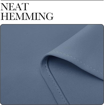 NICETOWN Short Curtains for Kitchen, Thermal Insulated Solid Grommet Blackout - Image 8