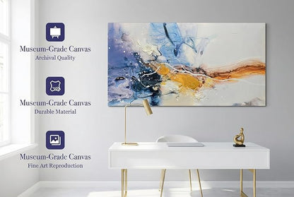 Ardemy Large Abstract Wall Art 40"x20" - Image 2