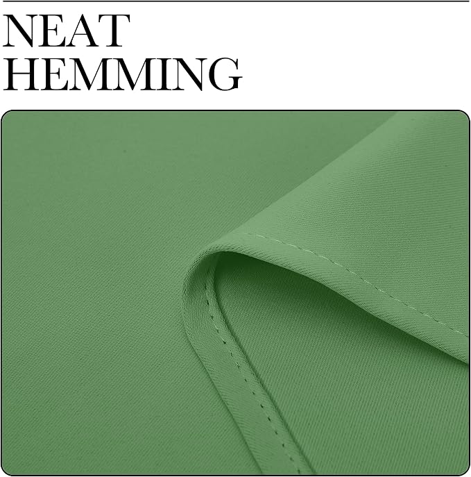NICETOWN Froest Green Blackout Curtains 63 inches Length - Image 6