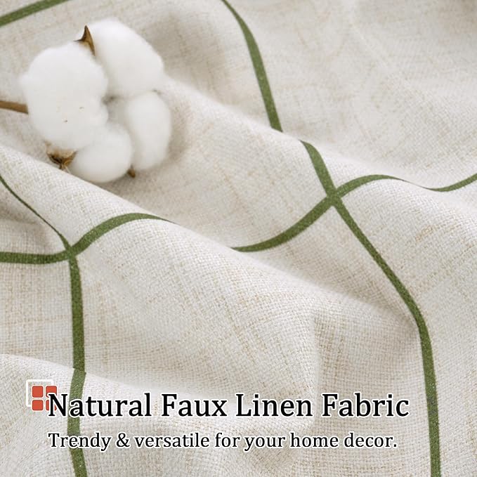 Lajode Plaid Patterned Curtains Thermal Insulated - Image 5