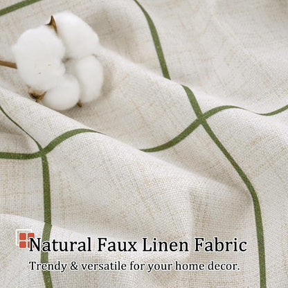 Lajode Plaid Patterned Curtains Thermal Insulated - Image 5