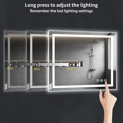 48"x36" LED Bathroom Mirror - Image 7