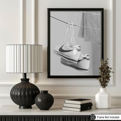 Poster Master Shoes in Clothesline Print - Image 3