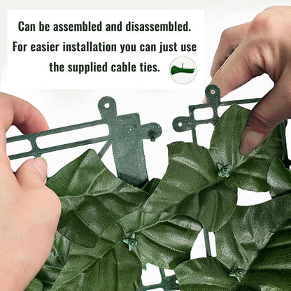 Artificial Ivy Privacy Fence Screen:120 "x 40" Anti-Ultraviolet Artificial - Image 3