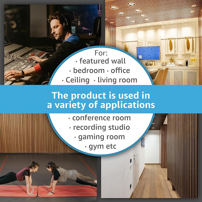 Art3d 2-Pack 48" x 24" Acoustic Wood Panels - Image 9