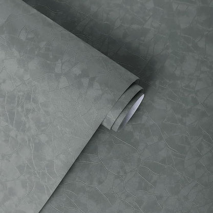 Yasinet Peel and Stick Wallpaper Removable Wallpaper Modern Grey-Green Embossed - Image 9