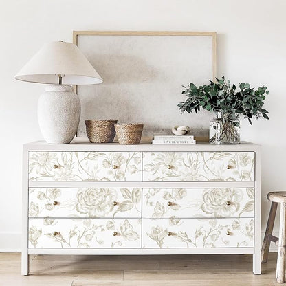 Yasinet Peel and Stick Wallpaper Vintage Floral Wallpaper Boho Floral Contact - Image 5