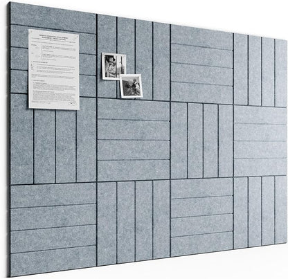Bumusty Large Cork Board Alternative-48 x 36" Felt Bulletin Board Tiles by BUMUSTY