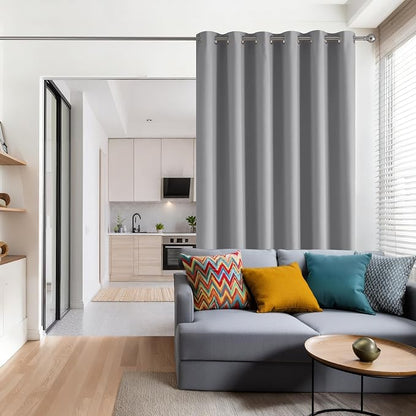 RYB HOME Blackout Thermal Insulated Curtains, Portable Curtain - Image 2