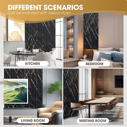 OUZUGIE WPC Acoustic Slat Wall Paneling, Living Room, TV Background, Study Room - Image 7