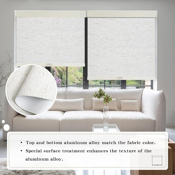 SUNOFF Cordless Blackout Roller Shades Blinds - Image 3