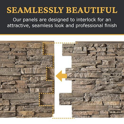 AZ Faux High-Density Polyurethane Faux Stone Wall Covering Panels - Image 7