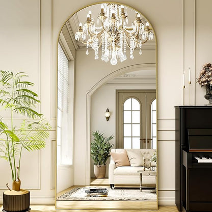 XRAMFY 78"x38" Arched Full Length Mirror by XRAMFY
