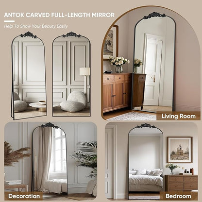 Antok Arched Full Length Mirror, Full Body Mirrors - Image 6