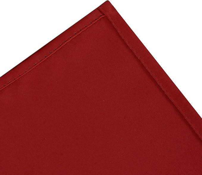 LEMOMO Blackout Curtains 66 x 84 inch/Red Curtains Set of 2 Panels/Thermal - Image 8