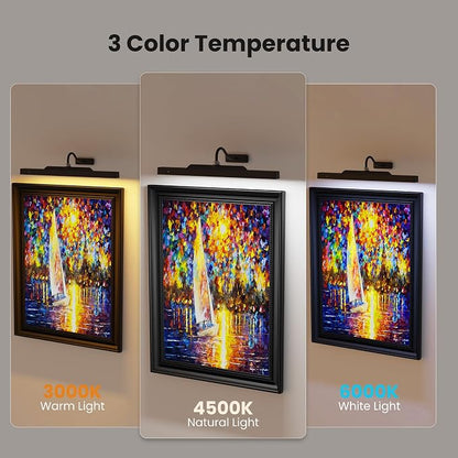 2Pack Picture Light, 13Hrs Lasting Battery Operated Picture Lights - Image 3