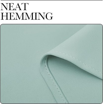 NICETOWN Aqua Blue Room Darkening Curtains - Image 7