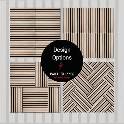 Wall!Supply 3D Soundproof Wall Panels – Acoustic Natural Oak Finish – EPS Foam - Image 7