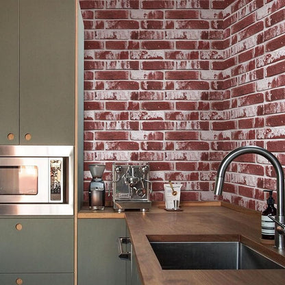 Commomy 3D Peel and Stick Brick, Ultralight Thin PVC Faux Brick Wall Panels - Image 6