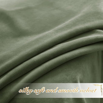 NICETOWN Super Soft Velvet Curtains 63 inches, Sound Reducing Cold Heat - Image 6