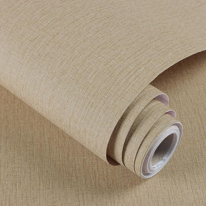 Grasscloth Peel and Stick Wallpaper Beige Brown Textured Wallpaper 15.7inch x by lenify