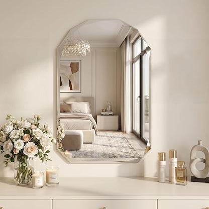 Suidia Bathroom Mirror, Frameless Bathroom Mirror - Image 9