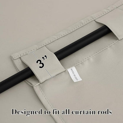 RYB HOME Blackout Curtains for Living Room, Privacy Thermal Insulating Window - Image 5
