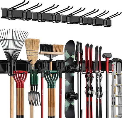 TIDYME Garage Wall Organizer | 64" Heavy-Duty Tool Storage Rack | Adjustable by Tidyme