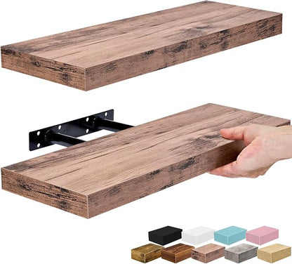 Sorbus Floating Shelves for Wall – 16 Inch Floating Shelf for Kitchen, Living by Sorbus