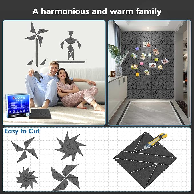【20 Pack】 Acoustic Panels Self-Adhesive - Image 3