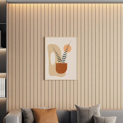 Arthome Peel and Stick Slat Wall Panels 15.7 "x400, Self-Adhesive PVC Wood - Image 4