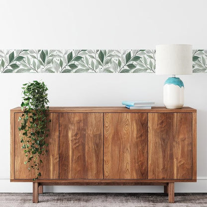 HOMETITUTE Wallpaper Border 4x196 Inch Peel and Stick PVC Wall Border Wallpaper - Image 9