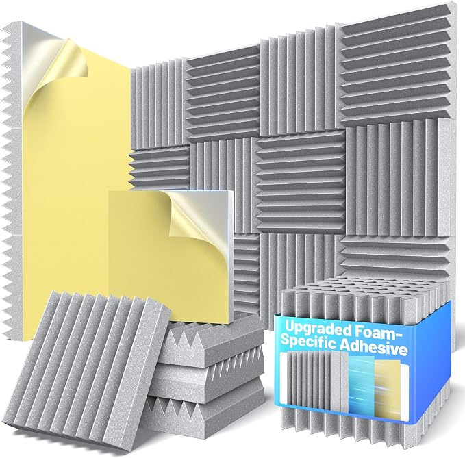 12 Pack Sound Proof Foam Panels by Unknown