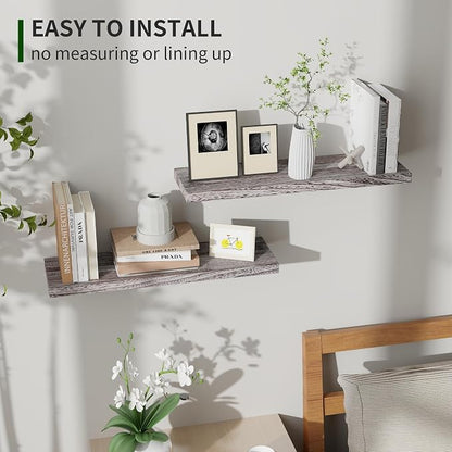 Marsmiles Wood Floating Shelves - Image 4